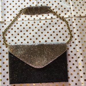 J. Crew sparkle shoulder bag/clutch